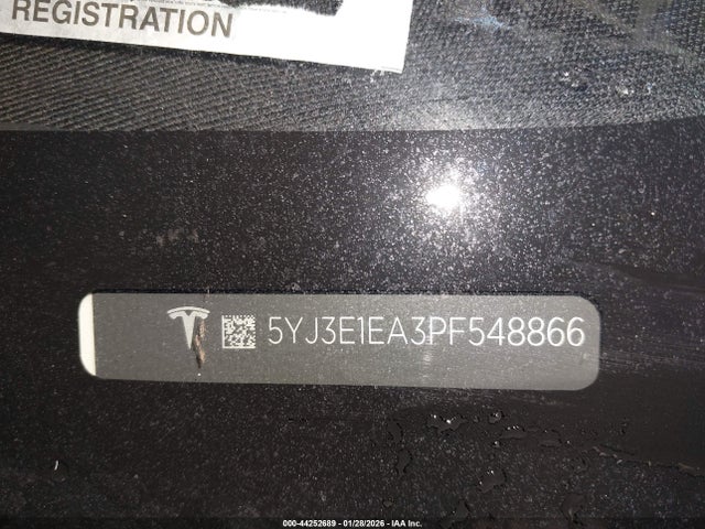 Aukcja sprzedaży 2023 Tesla Model 3 Rear-wheel Drive, vin: 5YJ3E1EA3PF548866, numer aukcji: 44252689