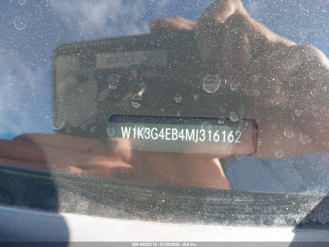 W1K3G4EB4MJ316162 Mercedes-Benz A 220