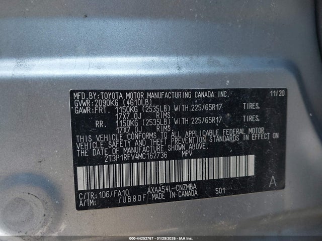 Toyota Rav4 Xle 2021 2T3P1RFV4MC162736 Image 9