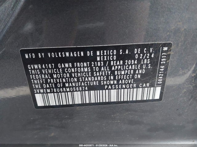 Volkswagen Jetta 1.5t Se 2024 3VWEM7BU6RM056874 Image 9