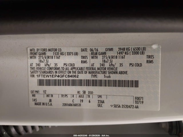 Ford F-150 Xlt 2016 1FTEW1EP4GFC84062 Image 9