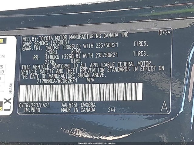 Lexus Rx 350h Premium 2024 2T2BBMCA7RC062671 Image 9