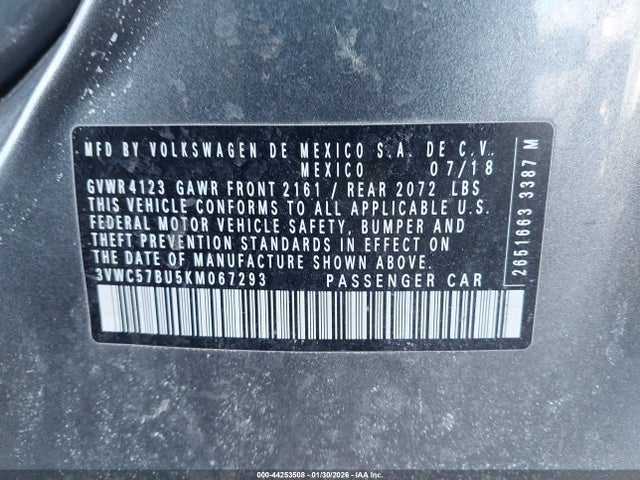 2019 VOLKSWAGEN JETTA 3VWC57BU5KM067293 Photo 8