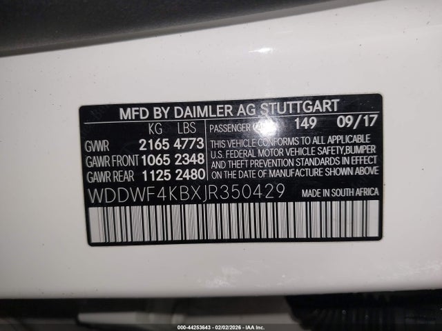 2018 MERCEDES-BENZ C 300 WDDWF4KBXJR350429 Photo 8