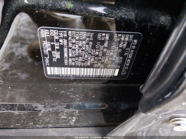 Nissan Rogue Sv Intelligent Awd 2021 JN8AT3BB8MW219064 Image 9
