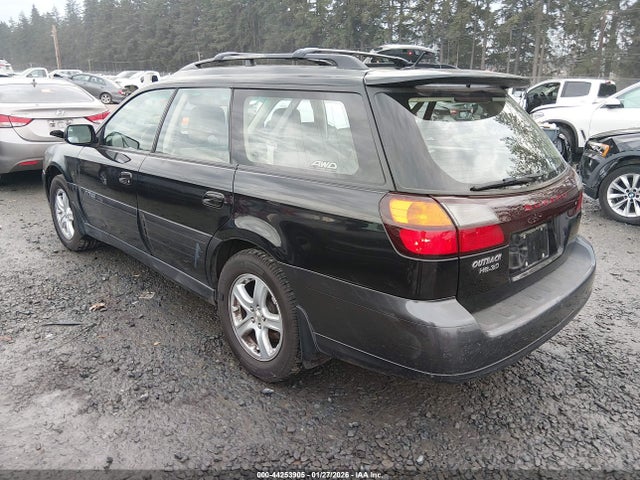 Продаж на аукціоні авто 2004 Subaru Outback H6-3.0 L.l. Bean Edition, vin: 4S3BH806147606215, номер лоту: 44253905
