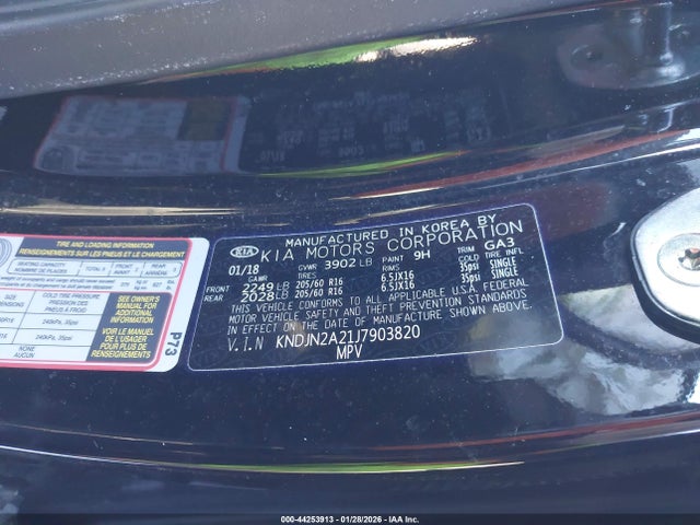 KNDJN2A21J7903820 KIA Soul