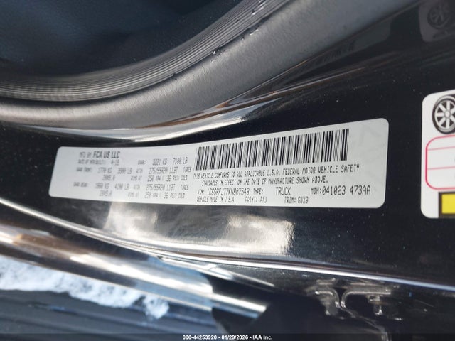 2019 RAM 1500 1C6SRFJT7KN807543 Photo 8