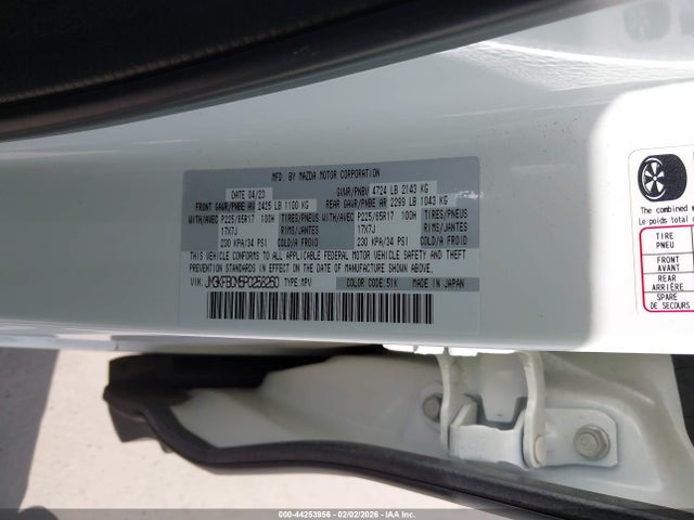 44253956 :رقم المزاد ، JM3KFBCM5P0258260 vin ، 2023 Mazda Cx-5 2.5 S Preferred مزاد بيع