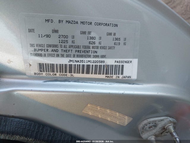 1991 MAZDA MX-5 MIATA JM1NA3511M1220589 Photo 8