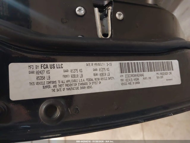 Aukcja sprzedaży 2019 Chrysler 300 Touring Awd, vin: 2C3CCARG0KH624846, numer aukcji: 44254216