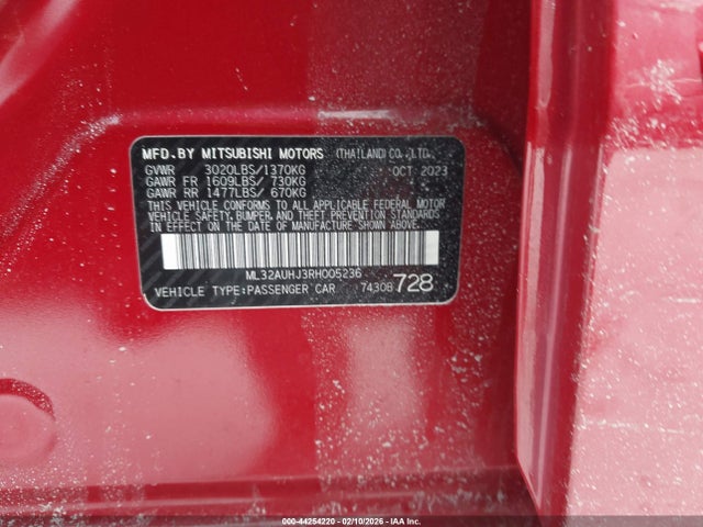 2024 MITSUBISHI MIRAGE ML32AUHJ3RH005236 Photo 8