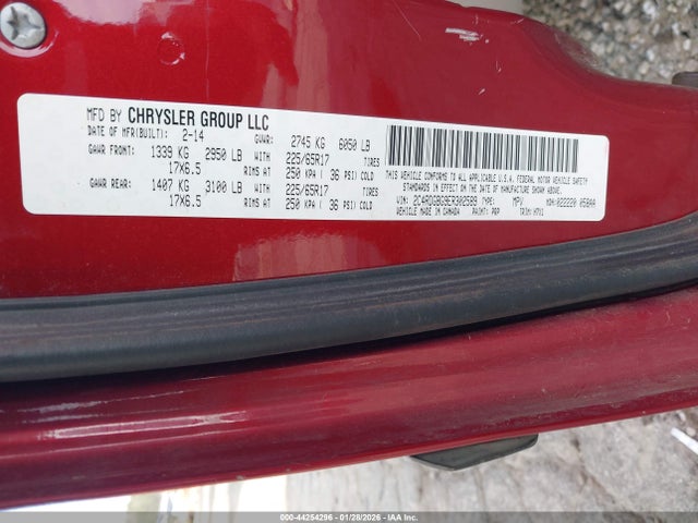 2014 Dodge Grand Caravan American Value Pkg მანქანა იყიდება აუქციონზე, vin: 2C4RDGBG9ER302589, აუქციონის ნომერი: 44254296