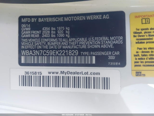 BMW 428i 2014 WBA3N7C59EK221829 Image 9
