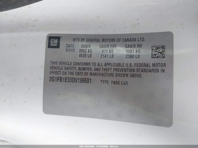 2013 CHEVROLET CAMARO 2G1FB1E33D9196601 Photo 8