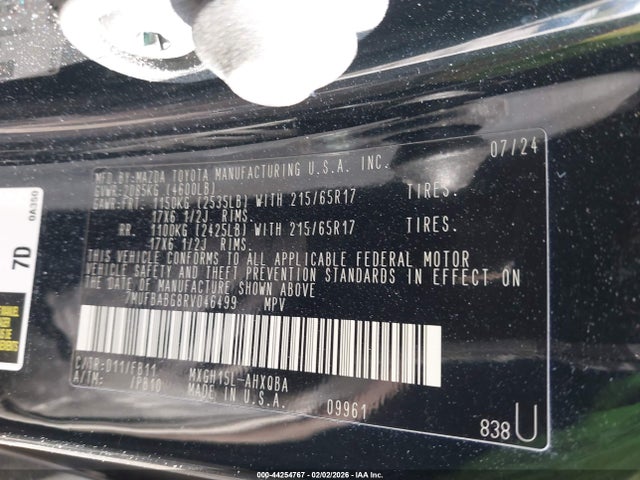 2024 TOYOTA COROLLA CROSS HYBRID 7MUFBABG8RV046499 Photo 8