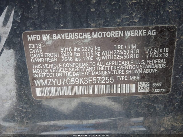 2019 MINI E COUNTRYMAN WMZYU7C59K3E57255 Photo 8