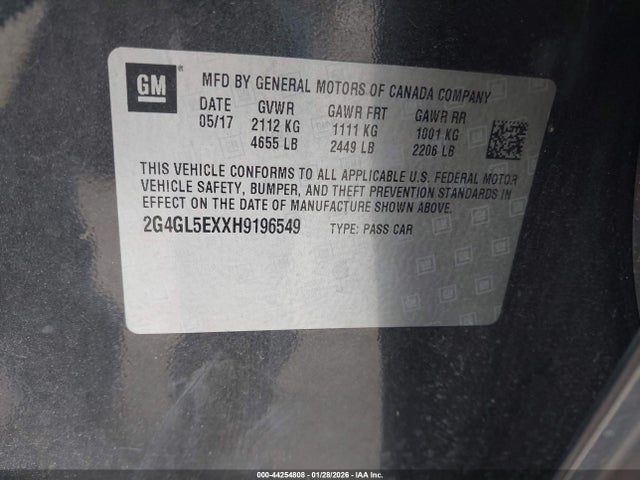 2G4GL5EXXH9196549 Buick Regal Turbo Sport Touring