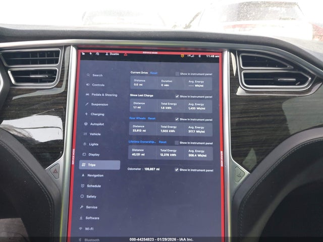 Продажа на аукционе авто 2016 Tesla Model S 60/70/75/85, vin: 5YJSA1E19GF152450, номер лота: 44254823