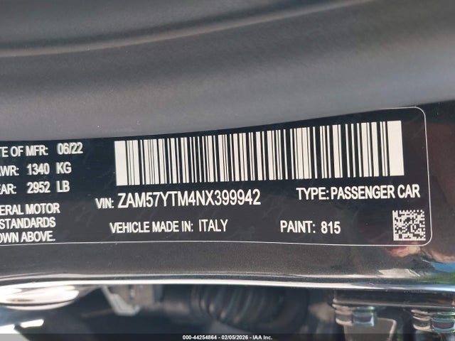 2022 MASERATI GHIBLI ZAM57YTM4NX399942 Photo 8