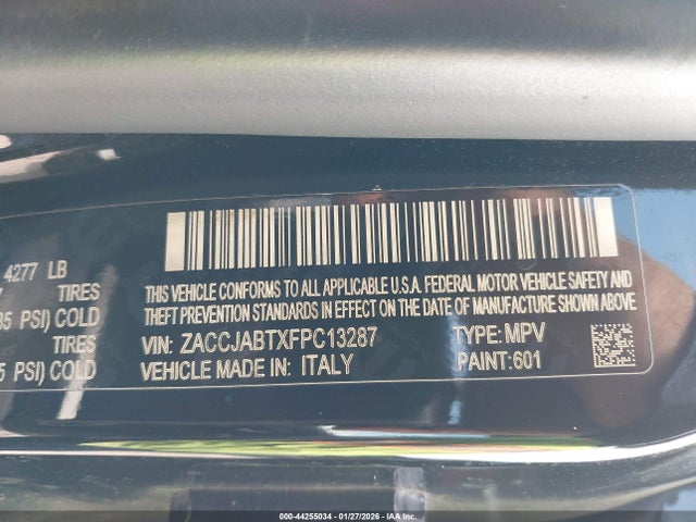 Jeep Renegade Latitude 2015 ZACCJABTXFPC13287 Image 9