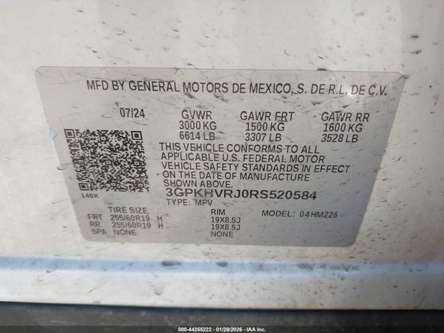 Honda Prologue Ex 2024 3GPKHVRJ0RS520584 Image 9