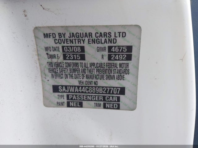 2008 JAGUAR XKR SAJWA44C889B27707 Photo 8