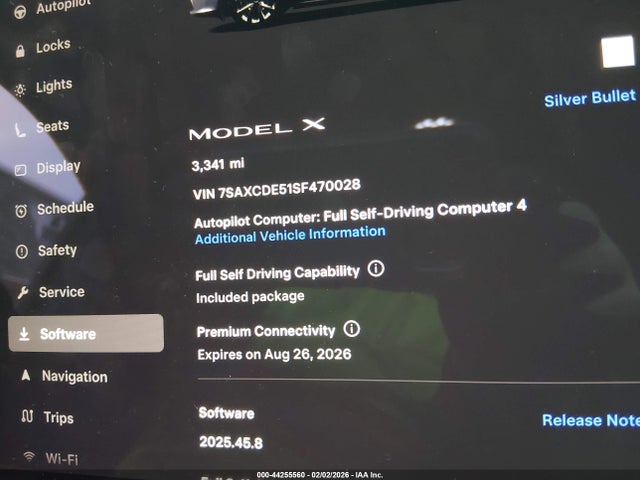 2025 TESLA MODEL X 7SAXCDE51SF470028 Photo 6