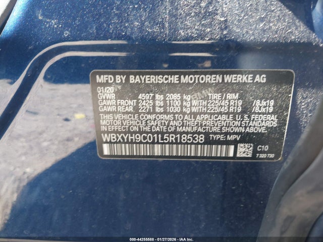 2020 BMW X2 WBXYH9C01L5R18538 Photo 8