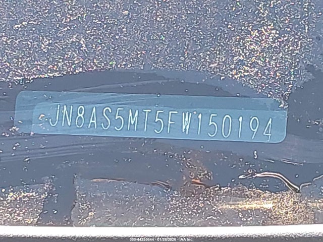 JN8AS5MT5FW150194 Nissan Rogue Select S