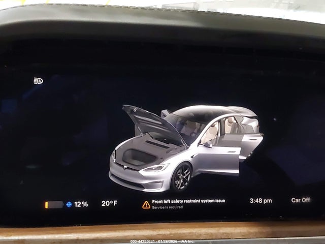 2024 Tesla Model S Long Range მანქანა იყიდება აუქციონზე, vin: 5YJSA1E5XRF547498, აუქციონის ნომერი: 44255681