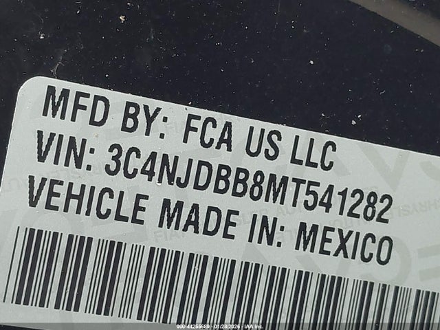 Jeep Compass Altitude 4x4 2021 3C4NJDBB8MT541282 Image 9