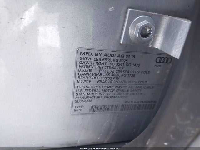 2018 AUDI Q7 WA1LAAF79JD043180 Photo 8