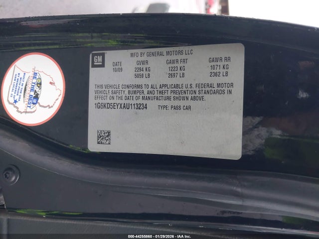 2010 CADILLAC DTS 1G6KD5EYXAU113234 Photo 8