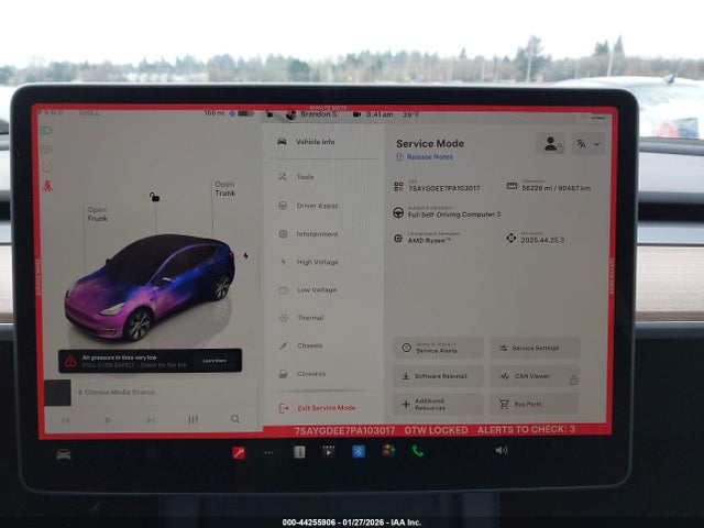 7SAYGDEE7PA103017 Tesla Model Y Awd/long Range Dual Motor All-wheel Drive