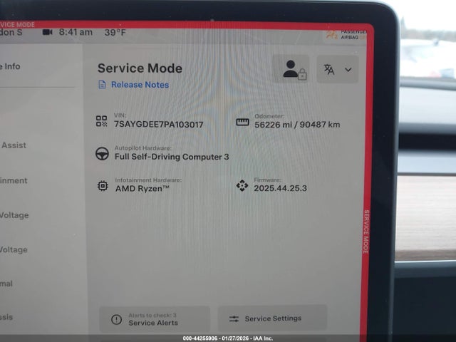 2023 TESLA MODEL Y 7SAYGDEE7PA103017 Photo 6