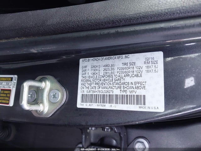 2016 ACURA RDX 5J8TB4H76GL028279 Photo 8