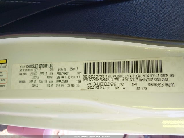 2013 JEEP WRANGLER UNLIMITED 1C4BJWEG3DL536797 Photo 8