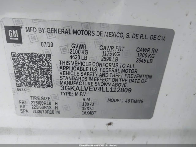 GMC Terrain Awd Slt 2020 3GKALVEV4LL112809 Image 9