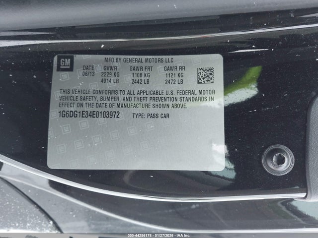 2014 CADILLAC CTS 1G6DG1E34E0103972 Photo 8