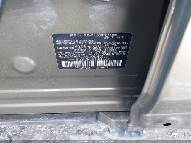 Subaru Forester Touring 2023 JF2SKARC9PH480087 Image 9