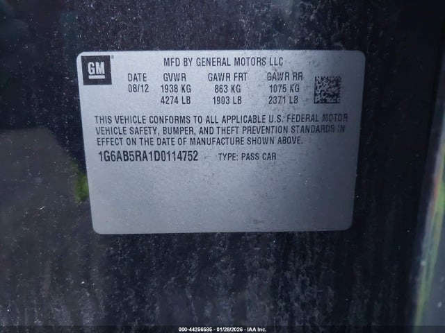 2013 CADILLAC ATS 1G6AB5RA1D0114752 Photo 8