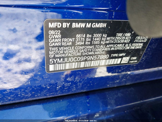 2023 BMW X5 M 5YMJU0C09P9N57880 Photo 8
