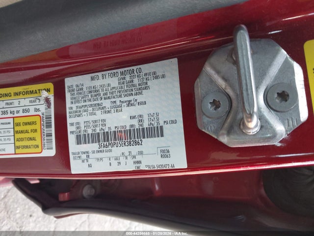 2014 FORD FUSION ENERGI 3FA6P0PU5ER382862 Photo 8