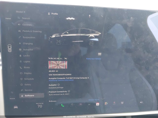 Продажа на аукционе авто 2023 Tesla Model X Plaid Tri Motor All-wheel Drive, vin: 7SAXCBE62PF429850, номер лота: 44256760