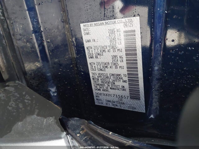 Nissan Rogue Sl 2026 5N1BT3CB3TC715657 Image 9