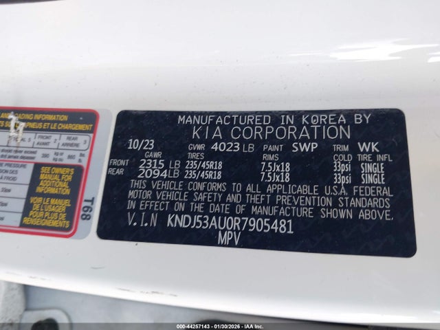 KNDJ53AU0R7905481 KIA Soul Gt-line