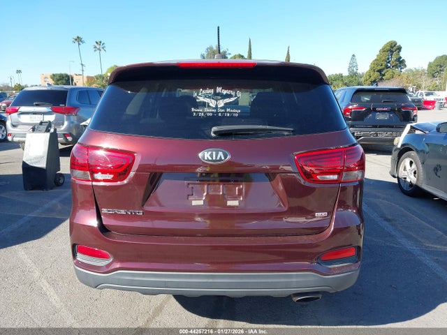 5XYPG4A3XKG452190 KIA Sorento 2.4l Lx