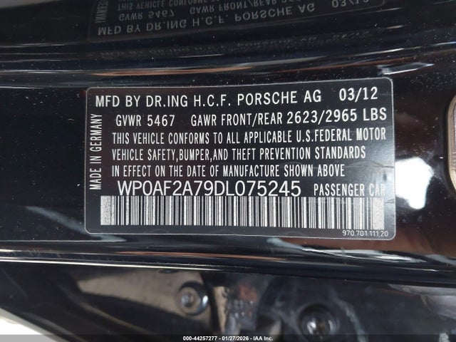 2013 PORSCHE PANAMERA WP0AF2A79DL075245 Photo 8