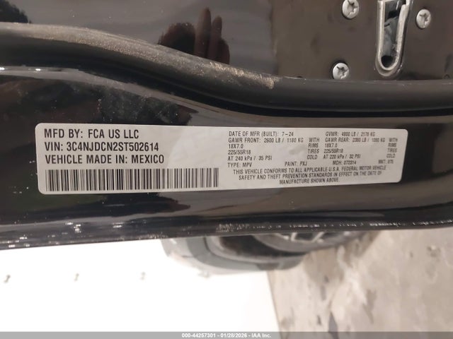 Jeep Compass Limited 4x4 2025 3C4NJDCN2ST502614 Image 9